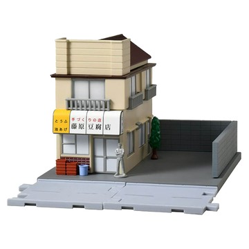 TOMICA PRM場景 頭文字D 藤原豆腐店 TW98203  混和顏色  1個  20 x 18 x 12cm