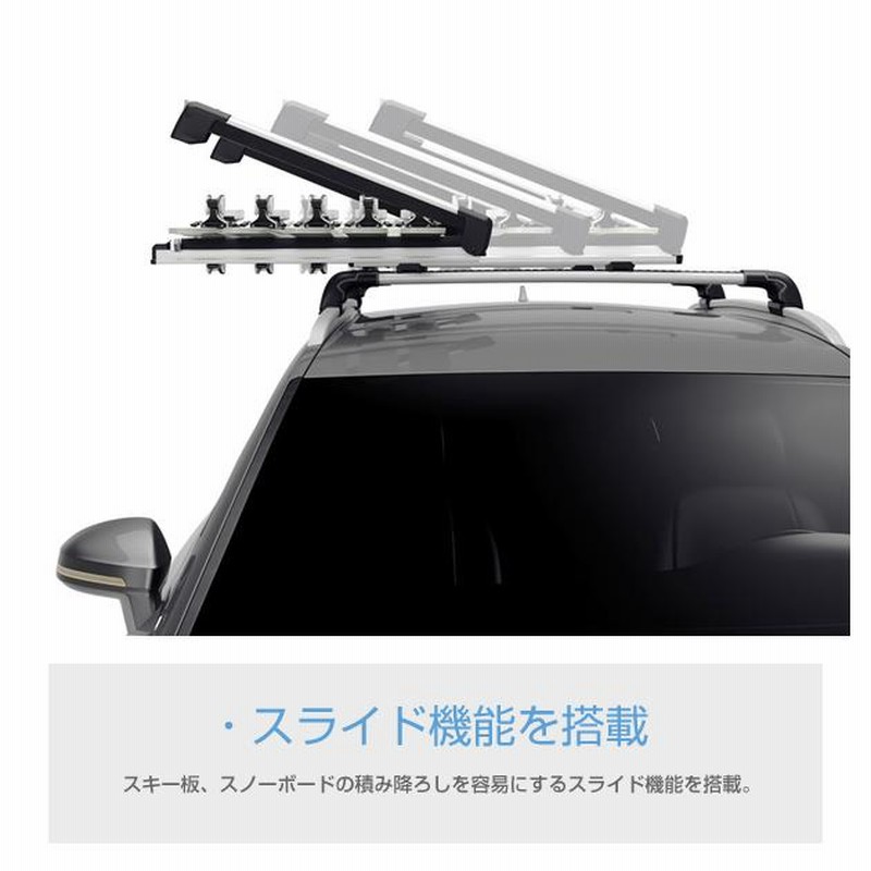 Thule（スーリー） スキー板・スノーボード用キャリア SnowPack