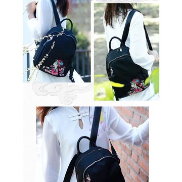 別漾品牌設計師原創國潮特色中國風雙肩包刺繡民族風女包2022新款