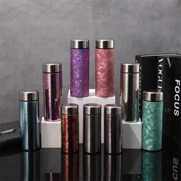 高檔純鈦保溫杯高顏值鈦杯家用便攜燜茶壺便攜茶水分離泡茶水杯子