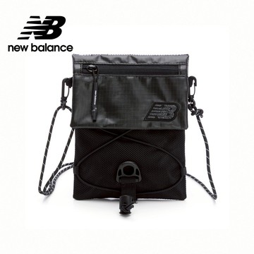 【New Balance官方旗艦店】斜背帶隨身包_LAB51534BK_中性_灰黑色_F