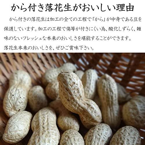 さや煎り落花生 Ｑなっつ 1.0kg (500g×2) 令和4年産 千葉県産