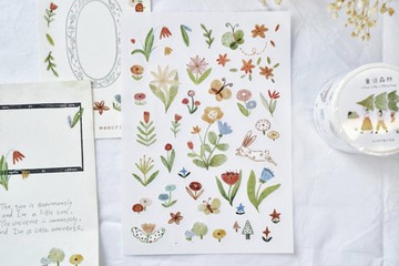 童話森林 (小花) 轉印貼紙