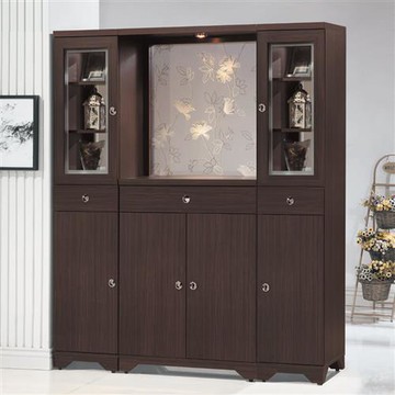 MUNA 溫士頓雪杉白色5.3尺雙面屏風櫃(另有胡桃色) 160X41.5X191cm