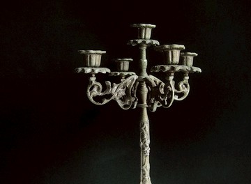 【老時光 OLD-TIME】早期二手歐洲銅製五爪燭台