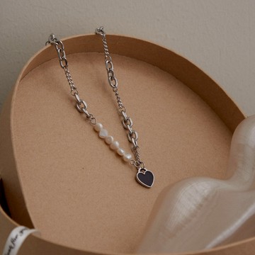 【BONNY&READ飾品】[鋼飾] 神秘的伊麗絲鎖骨鍊   鋼飾 項鍊 送禮