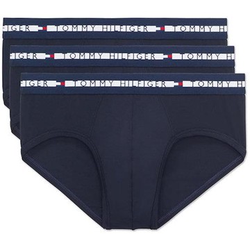 Tommy Hilfiger 2025男時尚舒適寶藍色三角內著3件組