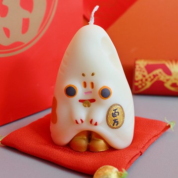 【新年禮物】財源廣進 手作香氛蠟燭 棉花柏木香味