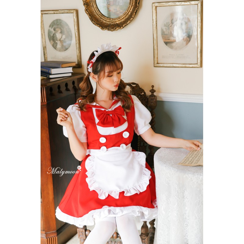 ワンピース新品、未使用  高級メイド服  かわいいコスプレ3点セット