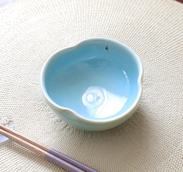 優惠價 / 藍綠釉三葉小缽