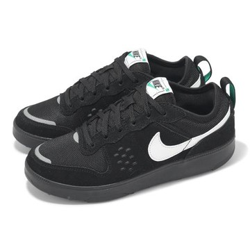 Nike 休閒鞋 C1TY GS 大童 女鞋 黑 白 麂皮 緩衝 復古 運動鞋 HQ0028-001