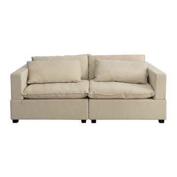 【IDEA】皮諾加深雙靠枕舒適雙人沙發/布沙發