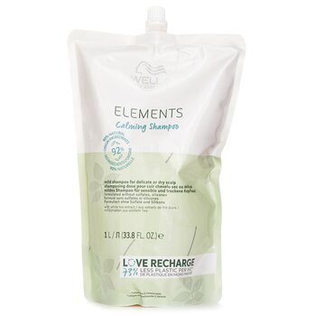 Wella 威娜 Elements 舒緩洗髮露 補充裝 1000ml-乾性髮質潤髮乳