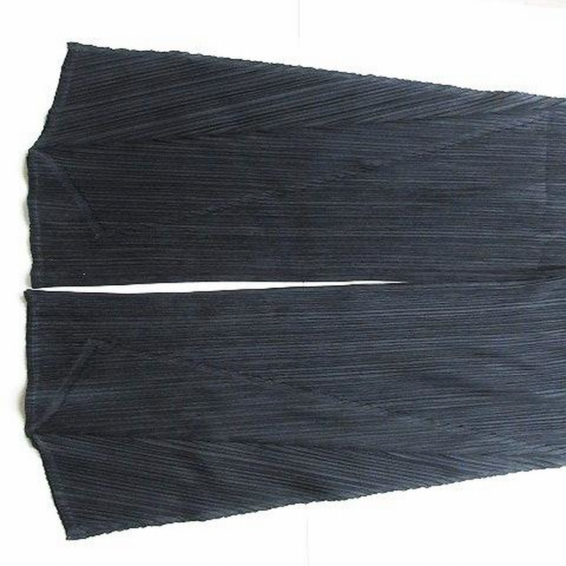 プリーツプリーズ PLEATS PLEASE 極美品 07SS 斜めプリーツ パンツ 