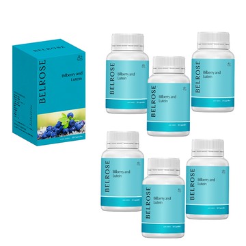 【澳洲澳倍美Belrose】山桑子葉黃素膠囊-即期良品2026年4月30日到期(6瓶 30顆/瓶)