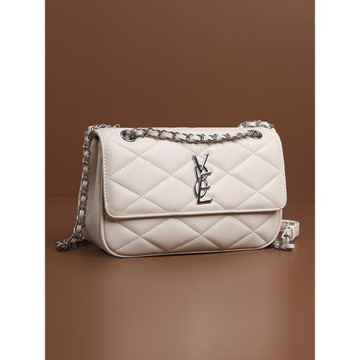 香港小香風中號菱格鏈條包高級感復古斜挎包2025款款單肩腋下女包