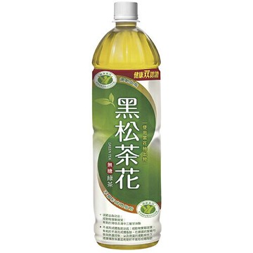 黑松 茶花綠茶(1230ml/瓶 (無糖)) [大買家]