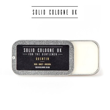 英國 Solid Cologne UK 固態古龍水（昆汀）固體香膏 香水體香膏 男性男士男生男用隨身香氛香水膏香氛膏 男