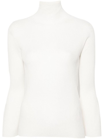 CFCL - Bell ribbed jumper - women - Cupro/Polyester - 1 - White