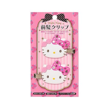 日常生活用品 三麗鷗水鑽髮夾-粉色Kitty 2st (JN4308)