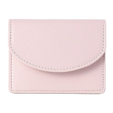 AFECTO 按扣式馬卡龍卡包  11公分長 x 8公分高 x 3公分厚  粉色