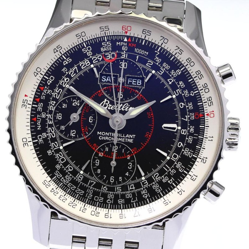 ☆良品☆保証書付き【BREITLING】ブライトリング モンブリラン ダトラ トリプルカレンダー クロノグラフ A21330 自動巻き  メンズ_711495 | LINEブランドカタログ