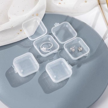 🔥 ⚜️透明收納盒 飾品收納盒 首飾收納盒 戒指收納盒 耳環收納盒 項鍊收納盒 飾品盒 首飾盒 戒指盒 藥盒 耳塞盒