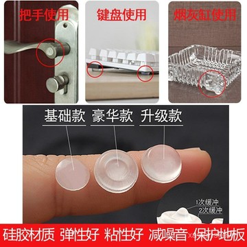 齣清價🔥3M防撞膠粒 透明矽膠防撞顆粒衣櫥櫃門後防撞墊 靜音貼 緩衝防護 防磕碰 防滑膠粒 a410