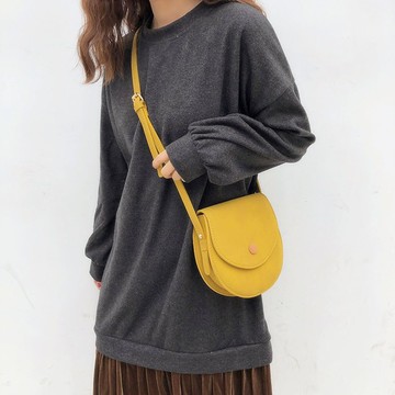 可刻字 斜挎包 斜背包 单肩包 iphone 手机袋 生日客制礼物 黄色