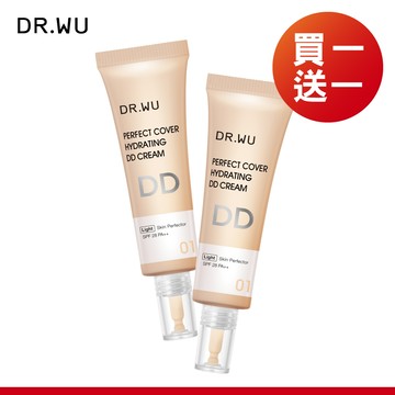 DR.WU 超完美保濕DD霜(明亮色)SPF28 40ML_2入組
