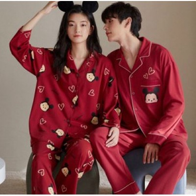 ペアパジャマ ミッキーグレー メンズ レディース パジャマ Tractopartes Com Pe