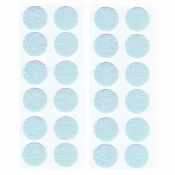 力韋LN-037/LW-A4223造型粘扣帶/粘扣帶/魔鬼氈/黏扣帶 (圓.淺藍)