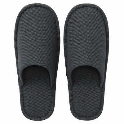無印良品 綿バスケット織足底eva左右のないスリッパ M チャコール M 23 5 25cm用 良品計画 通販 Lineポイント最大0 5 Get Lineショッピング