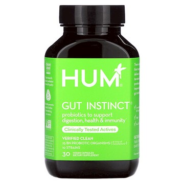 HUM Nutrition, Gut Instinct，30 粒全素膠囊