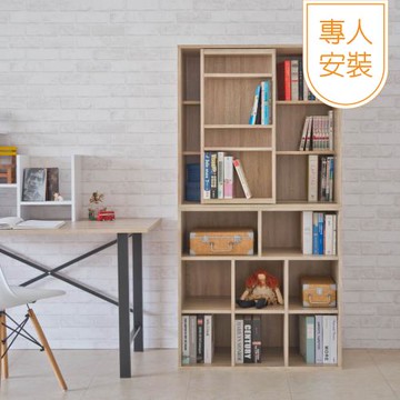 【TZUMii】專人組裝-浩克大容量8格書櫃+雙排書櫃/收納櫃/置物櫃/展示櫃/免組裝