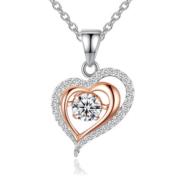 KATROY．項鍊．跳舞石．純銀・客製刻字