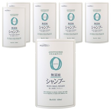 Pharmaact 無添加洗髮精 補充包  450ml  6包