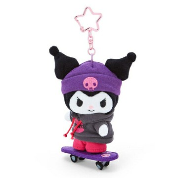 【震撼精品百貨】酷洛米_Kuromi~日本SANRIO三麗鷗 酷洛米絨毛玩偶吊飾-滑板少年*51436