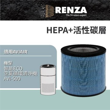 適用 AVIAIR AVI-500 智能ECO空氣循環清淨機 HEPA+活性碳 濾網 濾芯 濾心