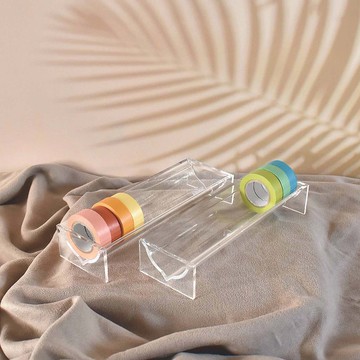 【美的空間】透明壓克力紙膠帶收納陳列展示架(1組2入)