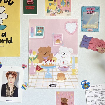 路易和凱利海報 (A3)