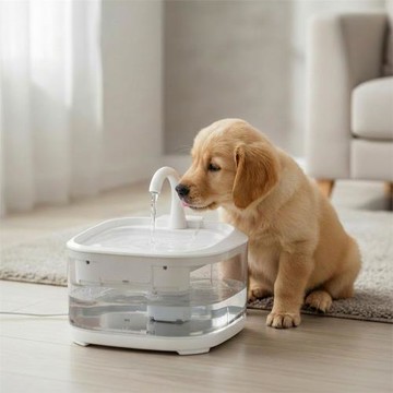 新款3.2L寵物飲水機智能自動循環貓咪飲水機狗自動喂水器活水過濾