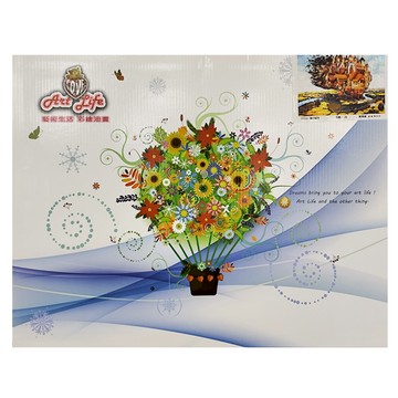 ArtLife 藝術生活 數字油畫DIY DT193 50 x 40cm  數字油畫 風中城市 多色  1盒