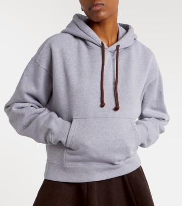 JW Anderson Cropped cotton hoodie