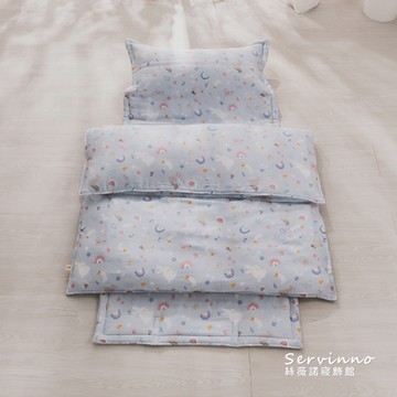 MIT 60支LF天絲 萊賽爾-冬夏兩用兒童睡袋 TENCL(彩虹波波)