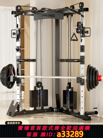 {可打統編 超低價}小飛鳥龍門架健身家用多功能綜合訓練器械健身器材家庭深蹲臥推架