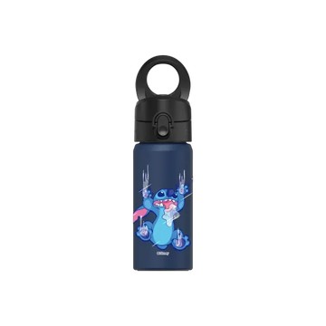 磁吸水壺 AquaStand 不鏽鋼 480cc - 無吸管 子夜藍 - 迪士尼-史迪奇 Disney Stitch - 史迪奇 - 瓶中史迪奇