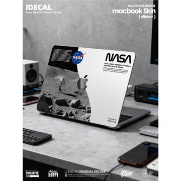 適用于筆記本電腦貼膜Macbookair13.3寸機身外殼保護貼pro14M1新21款16寸mac炫彩貼1112寸保護膜NASA宇航員