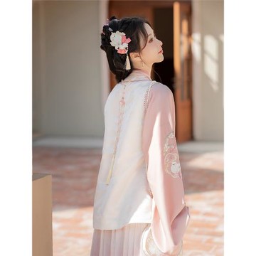 云藏月繡小肥啾原創明制比甲漢服女裝秋季款成人新改良古裝超仙