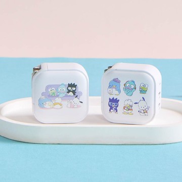 三麗鷗男團潮流生活GaN 45W Type-C雙孔充電頭